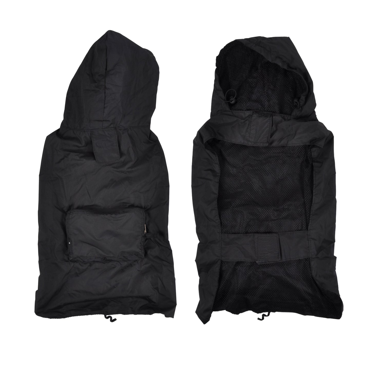 Hunde Regenjacke Kapuze Jacke Mantel Hundebekleidung Regenschutz Hundejacke