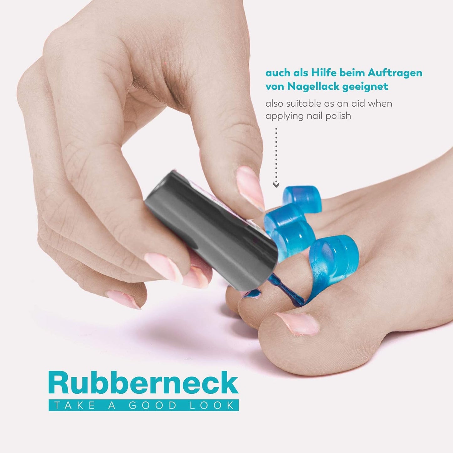 Rubberneck Zehentrenner Lackierhilfe für Nagellack 8er Set Nagelpflege Zubehör