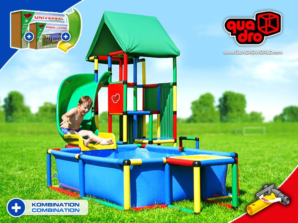quadro Ersatzteil Ersatzrohr grün 35cm Rohr Bauteil für Klettergerüst System