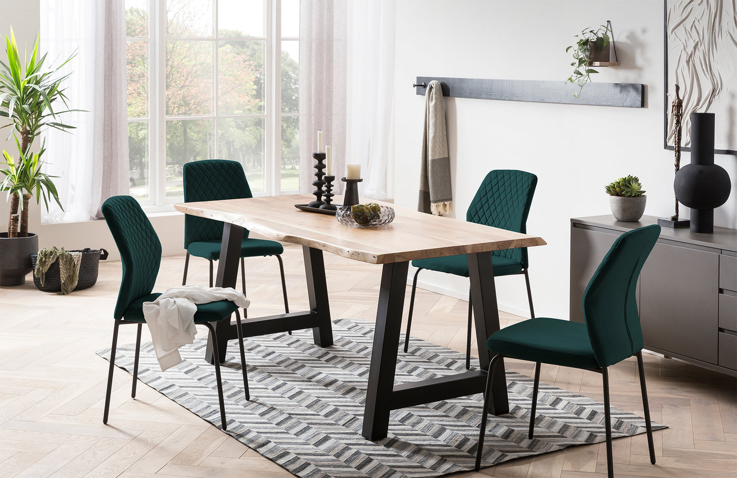 Esstisch Akazie 240x110 cm Esszimmertisch Küchentisch Tisch Holztisch