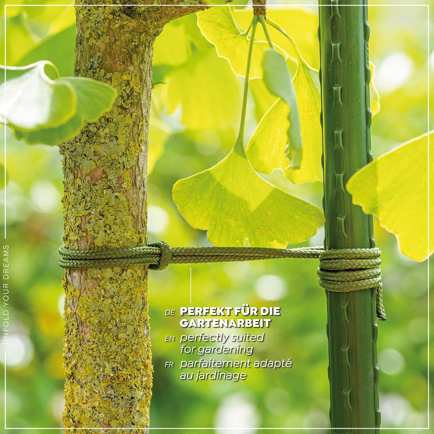 CAMPAIR Paracord Seil 100m reißfest dunkelgrün Fallschirmschnur Camping Leine