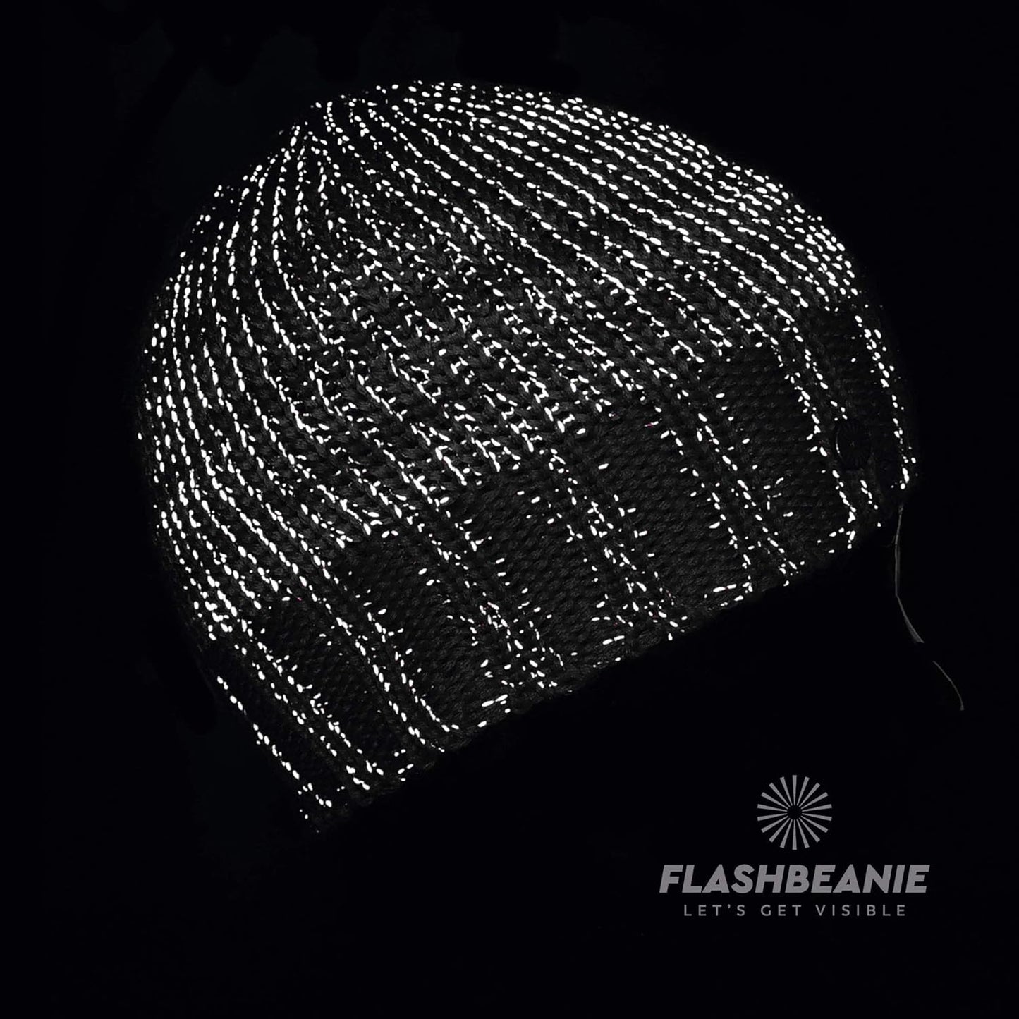 Rubberneck Flash Beanie Kinder Mütze grau Mütze Reflektoren gefüttert Fleece