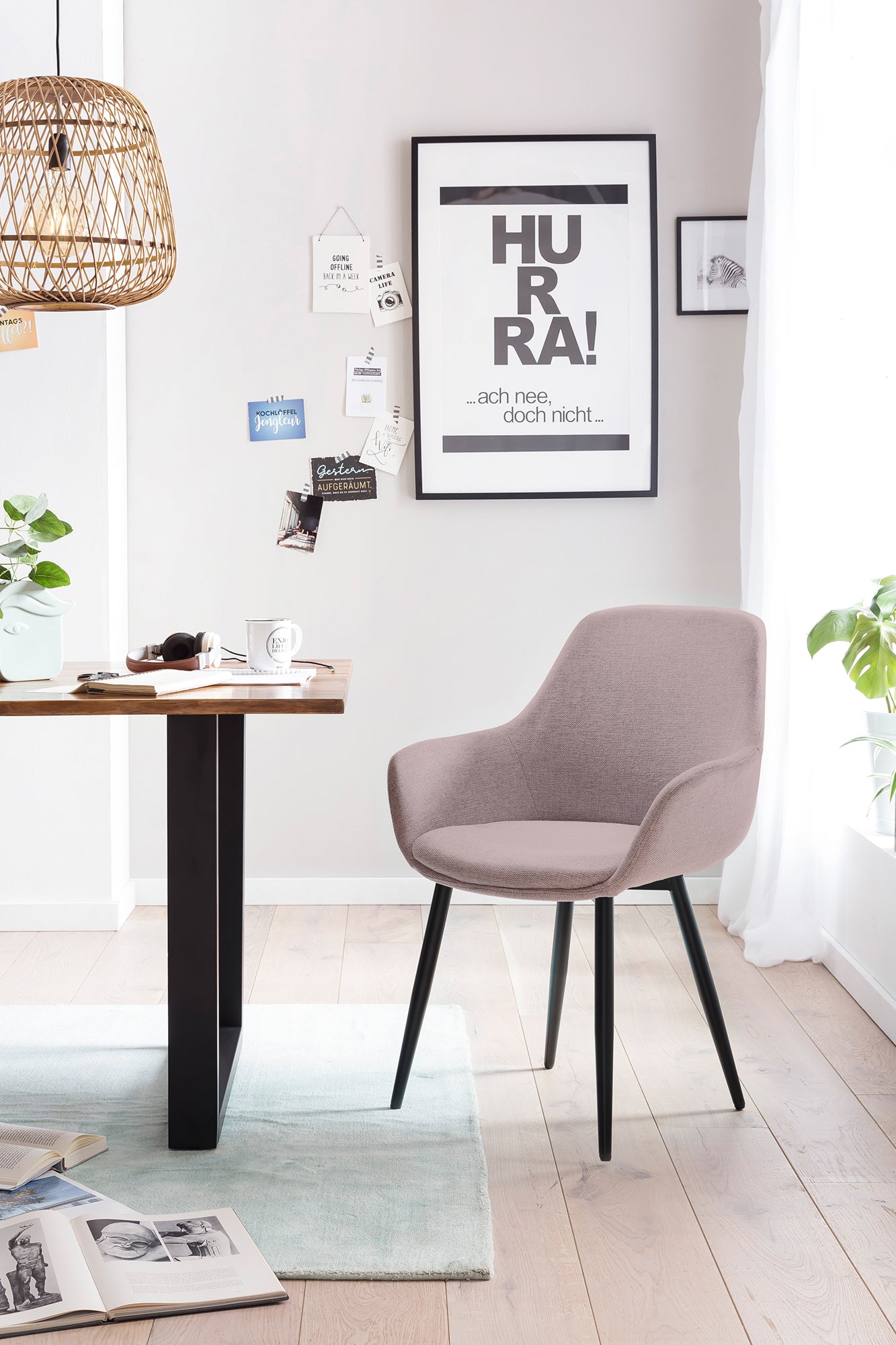 Essgruppe 5 tlg. 180x90 cm Sitzgruppe Massivholz Essstuhl Essstisch Stühle Tisch