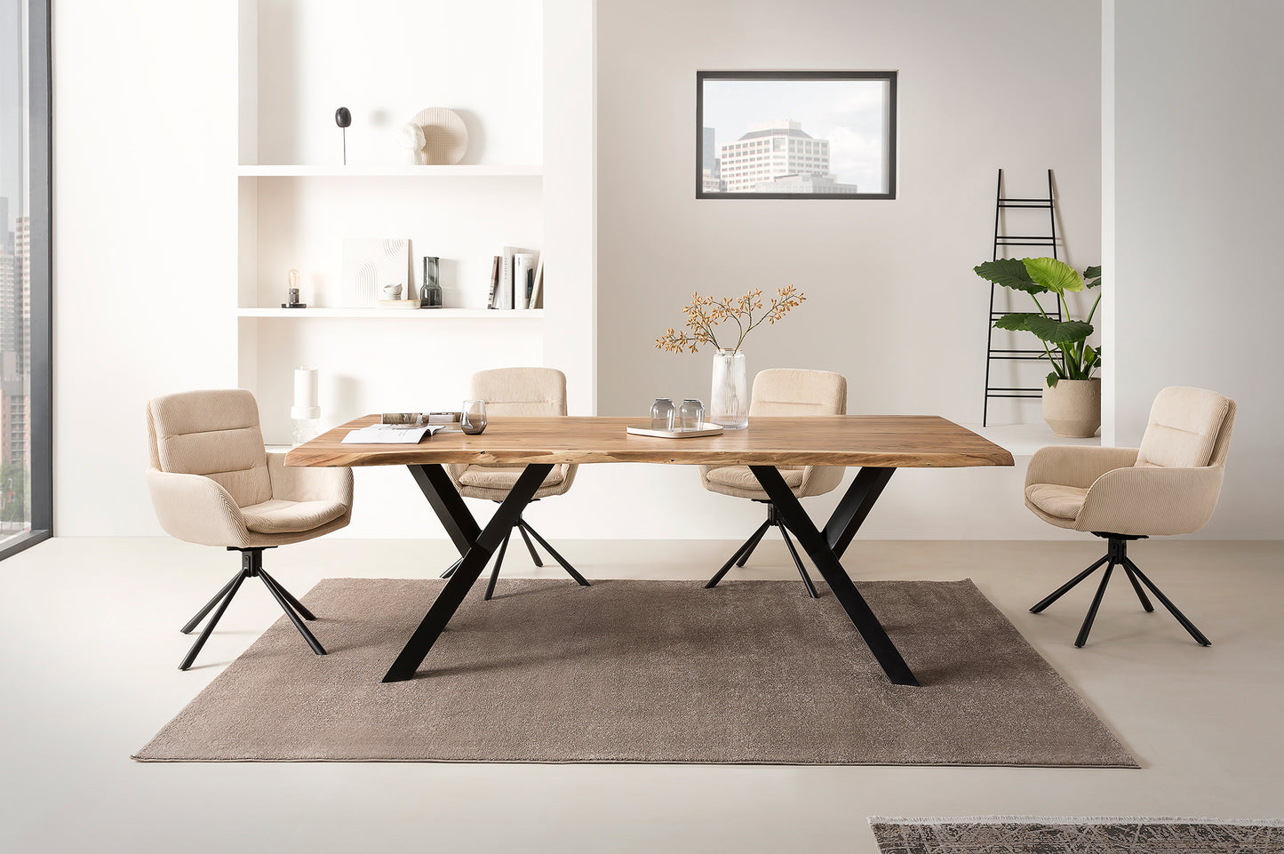 Esstisch Akazie 240x110 cm Esszimmertisch Küchentisch Tisch Holztisch