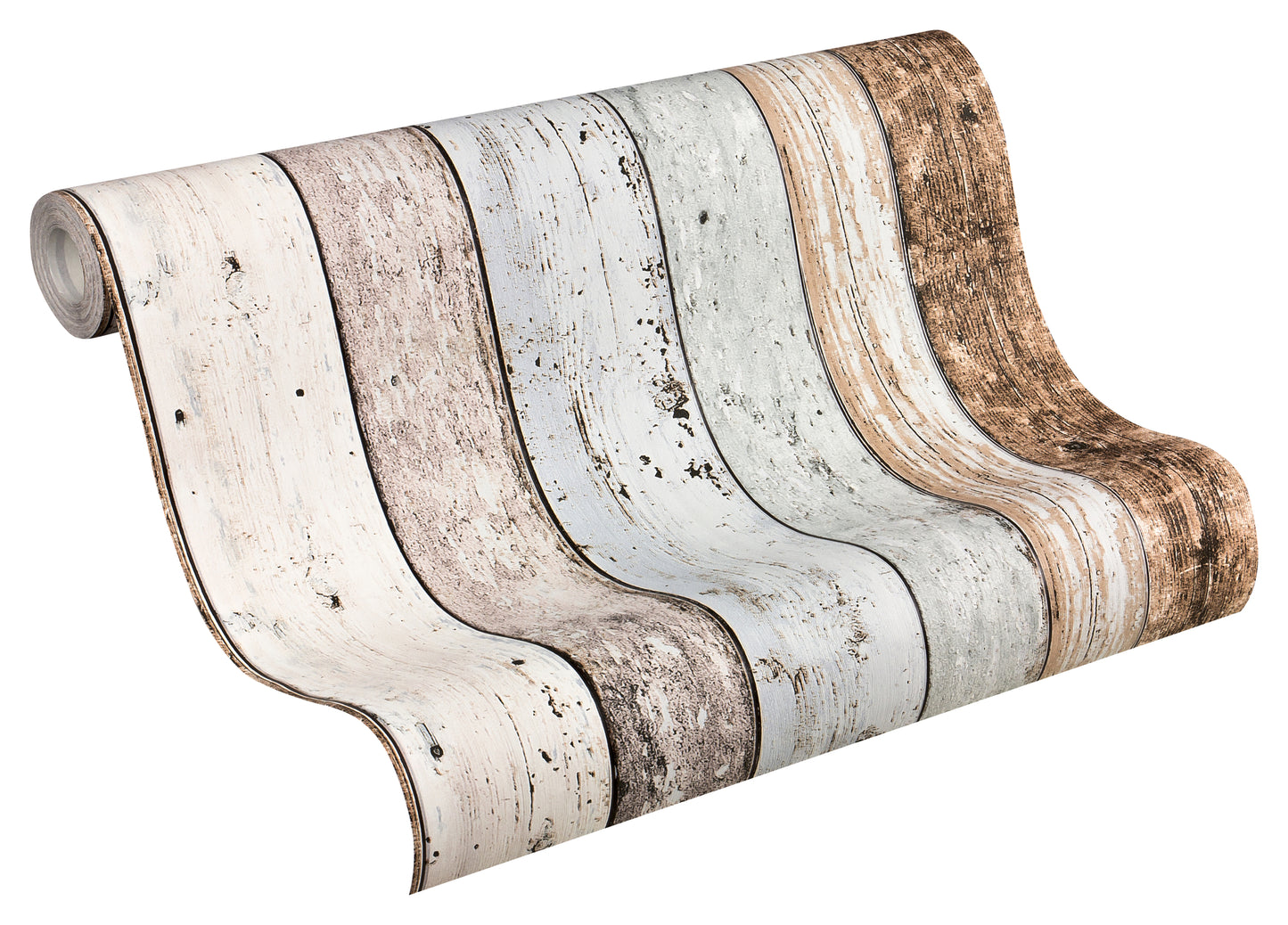 A.S. Création Holz Optik Vinyl Tapete Best of Wood`n Stone Braun Wandtapete