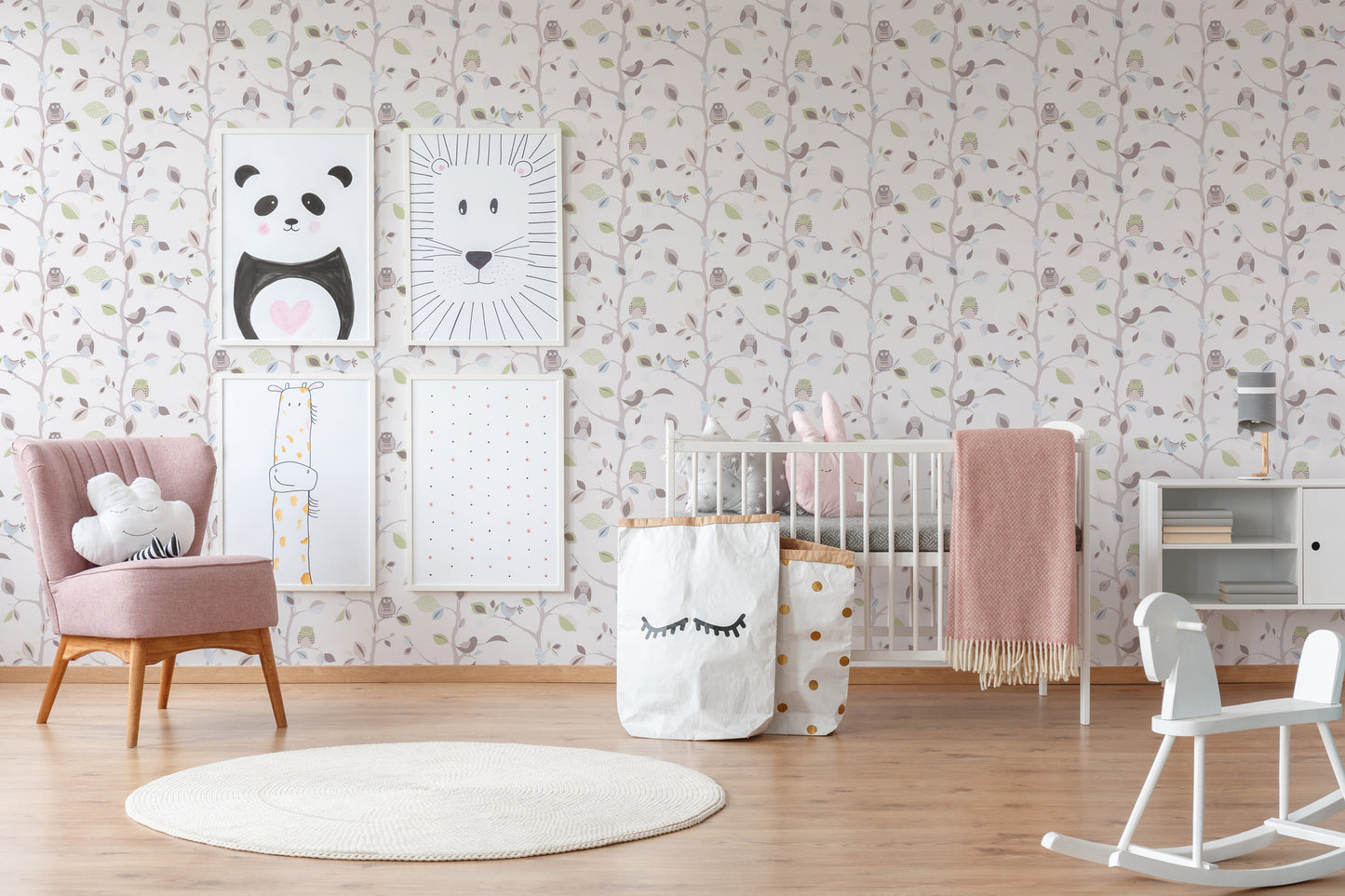 A.S. Création Ausgefallene Tapete Braun Papiertapete 856333 Kinderzimmertapete