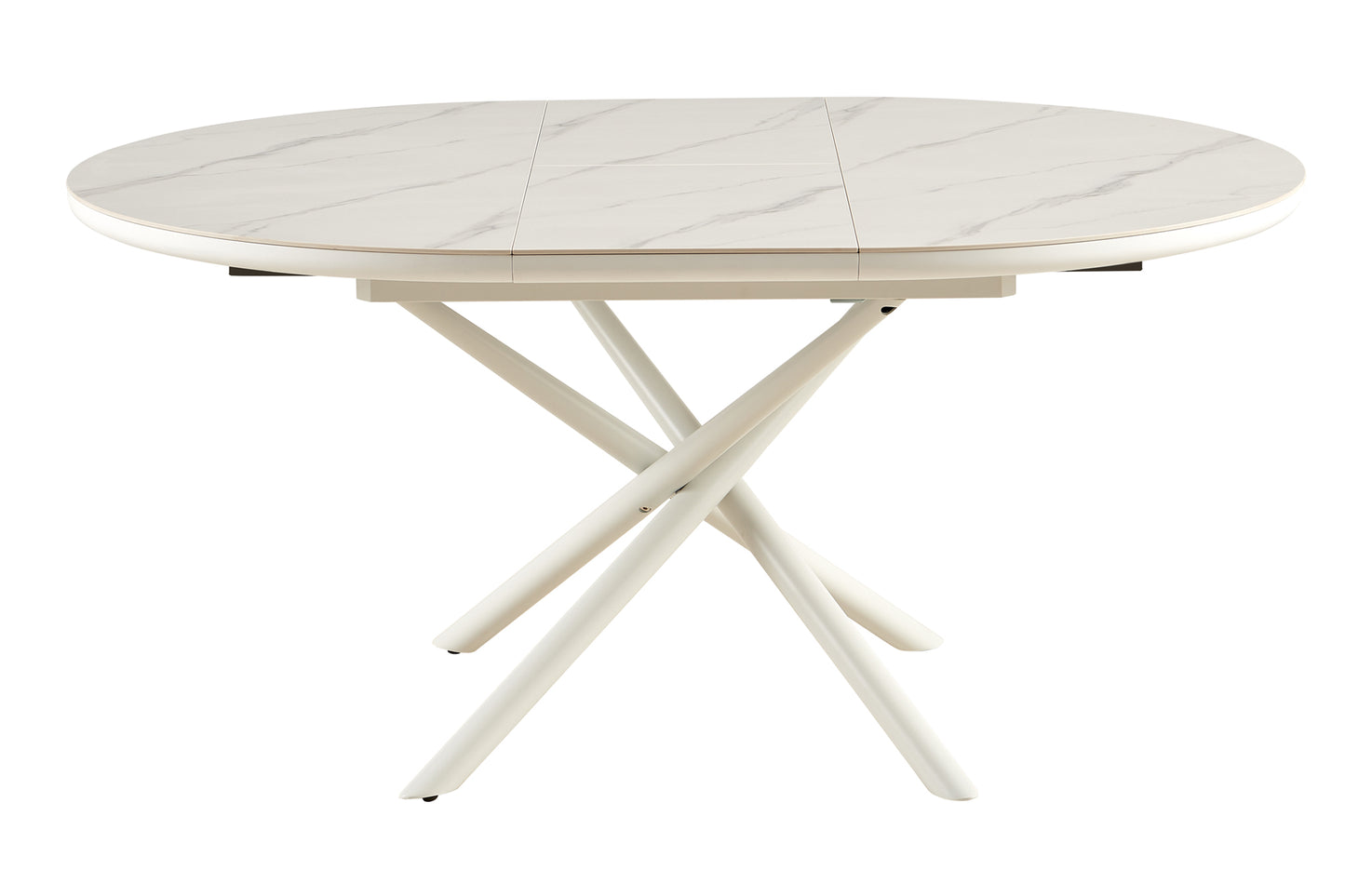 Esstisch Ø120 cm Weiß Esszimmertisch Küchentisch Tisch Holztisch
