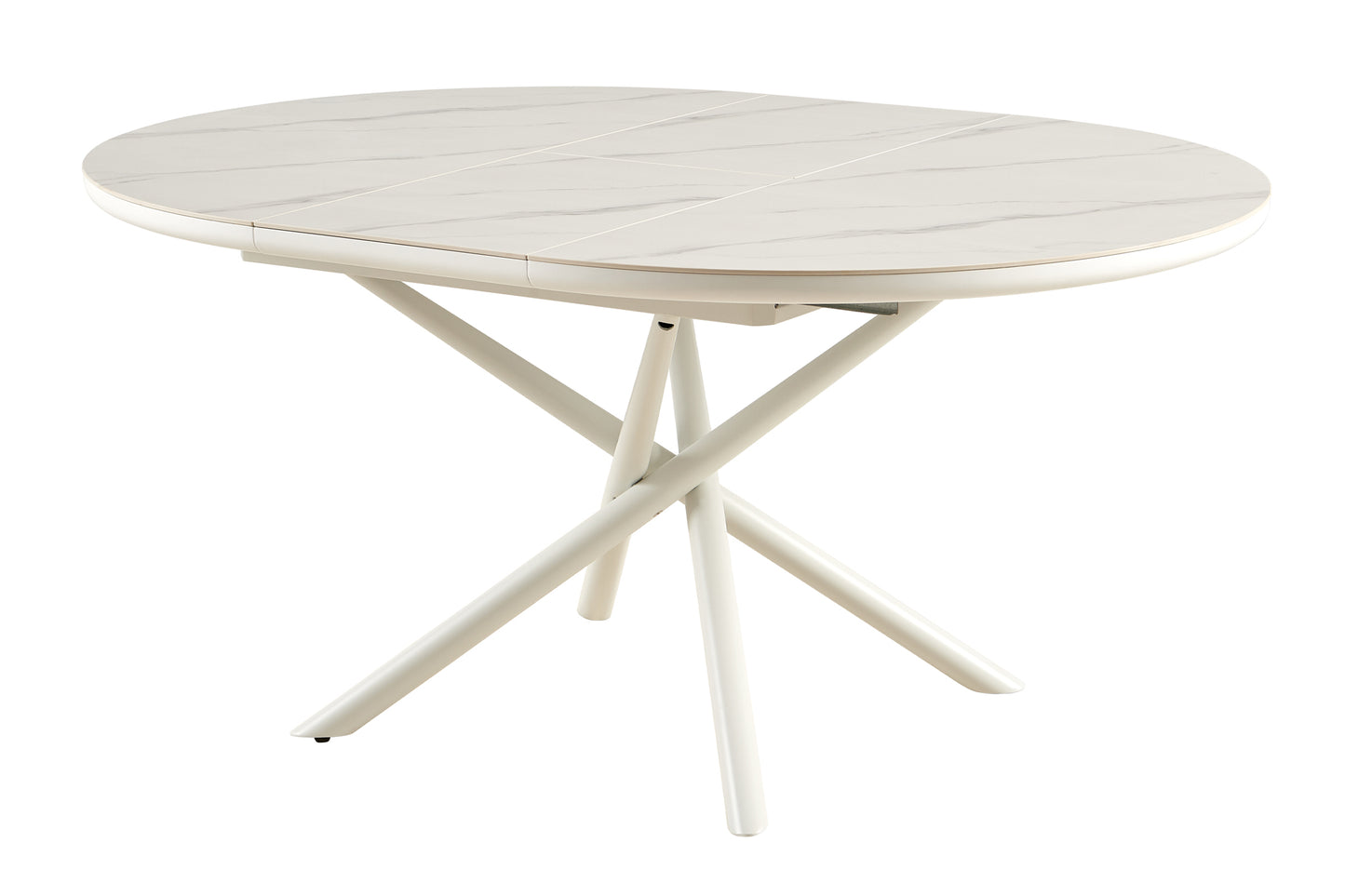 Esstisch Ø120 cm Weiß Esszimmertisch Küchentisch Tisch Holztisch