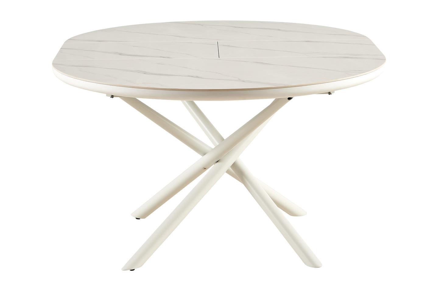 Esstisch Ø120 cm Weiß Esszimmertisch Küchentisch Tisch Holztisch