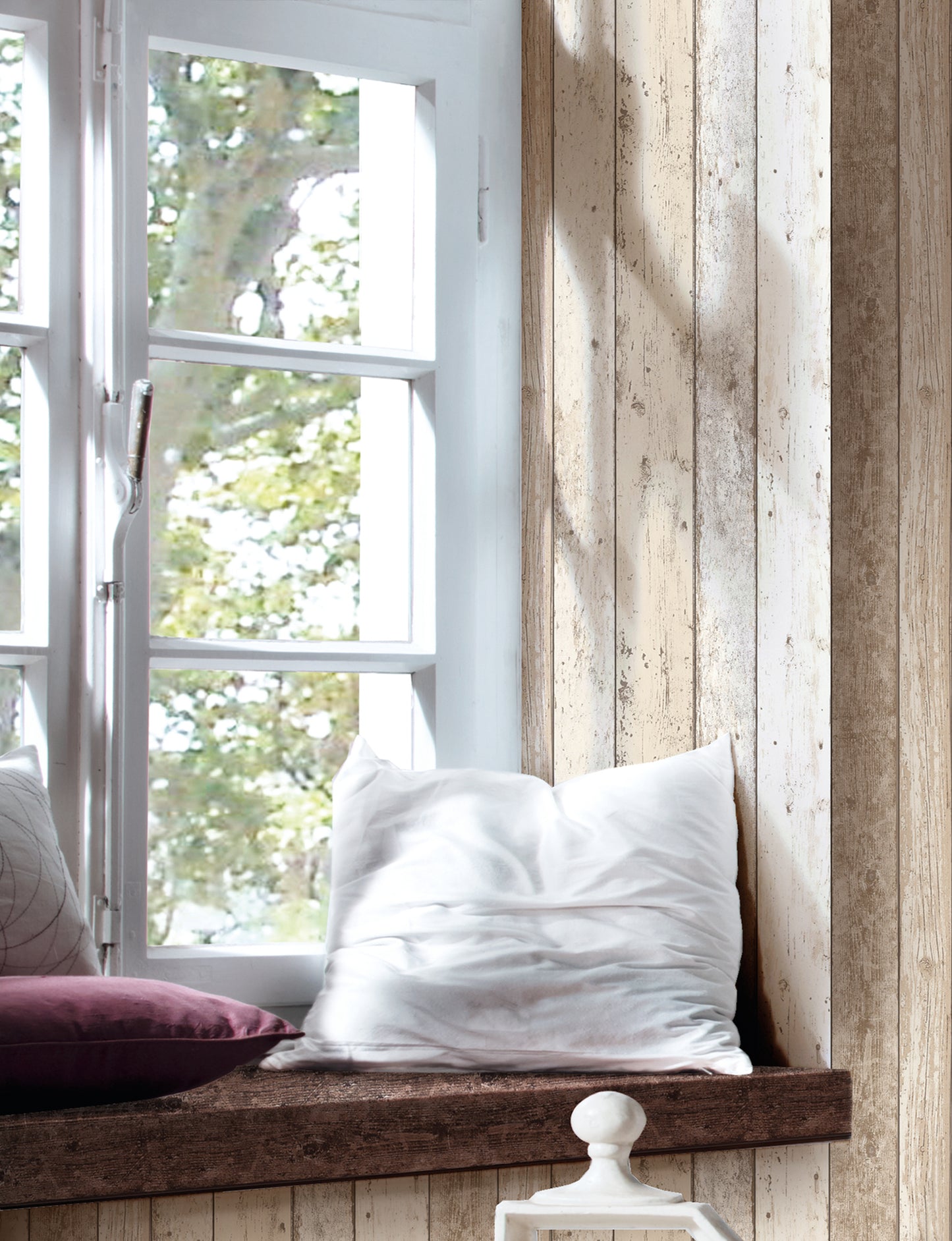 A.S. Création Holz Optik Vinyl Tapete Best of Wood`n Stone Beige Wandtapete