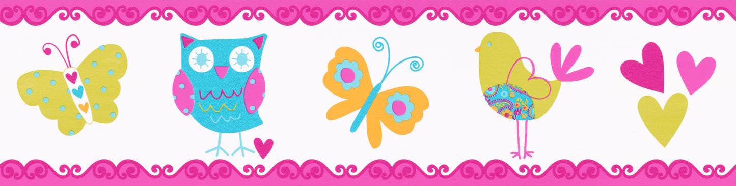 Bordüre Tapete Blau 895714 Papier Wandtapete Kids Party A.S. Création Tapete