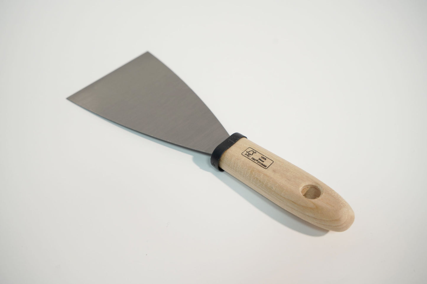 Malerspachtel 80 mm Spachtel Gipsspachtel Holzgriff Stahlblatt