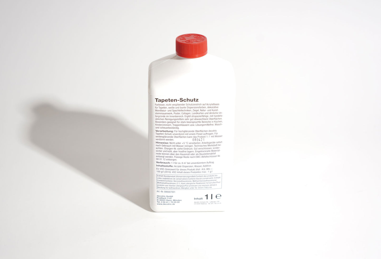 Tapetenschutz 1000ml Tapeten Anstrich Schutz Elefantenhaut Schutzfilm Wandschutz
