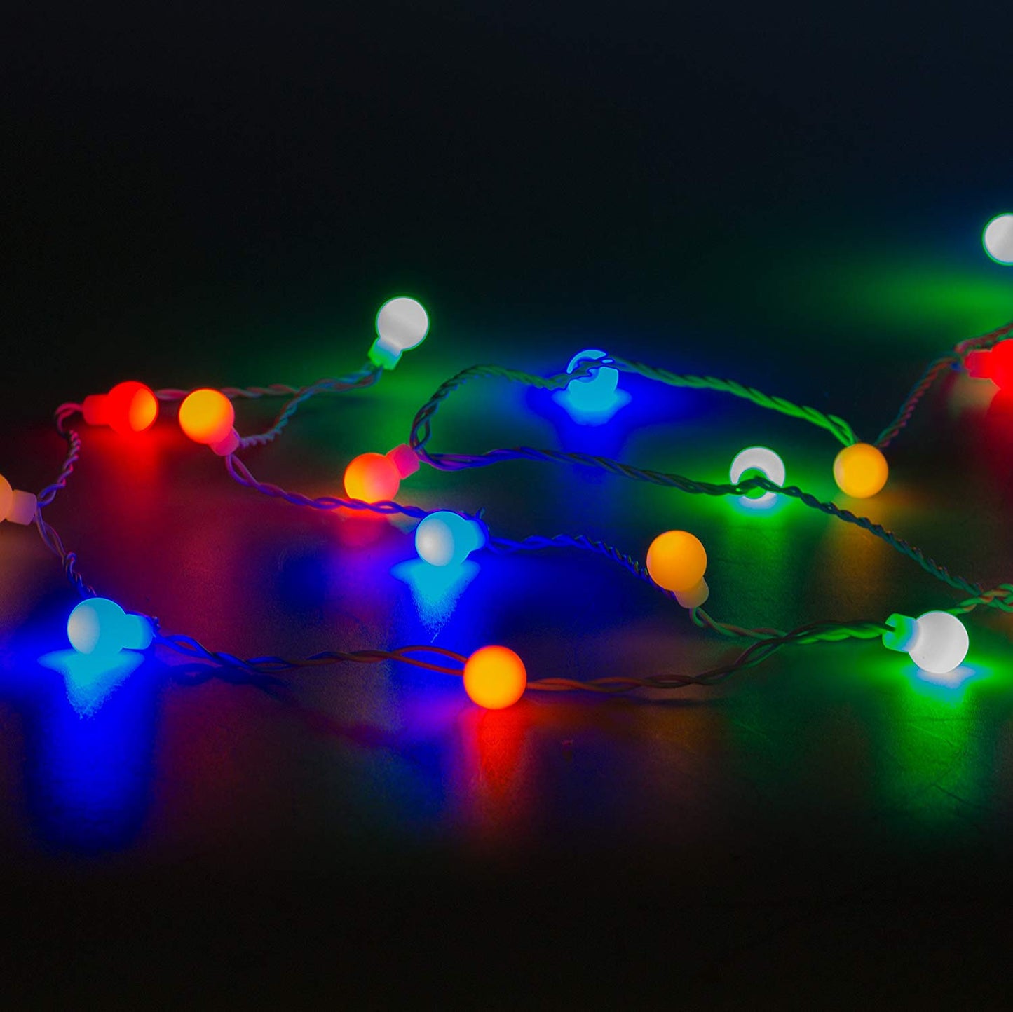 100er LED Lichterkette mit Timer Innen Außen Biergarten Party Garten bunt IP44