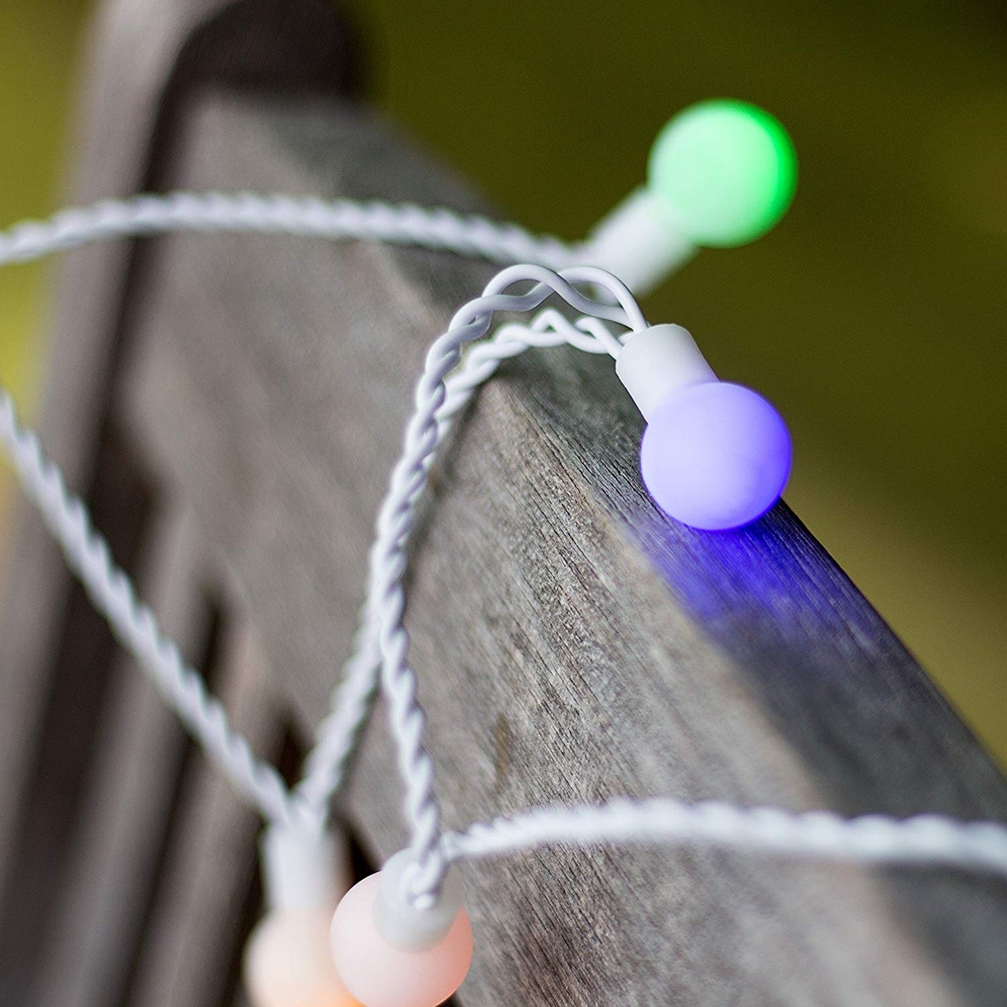 100er LED Lichterkette mit Timer Innen Außen Biergarten Party Garten bunt IP44