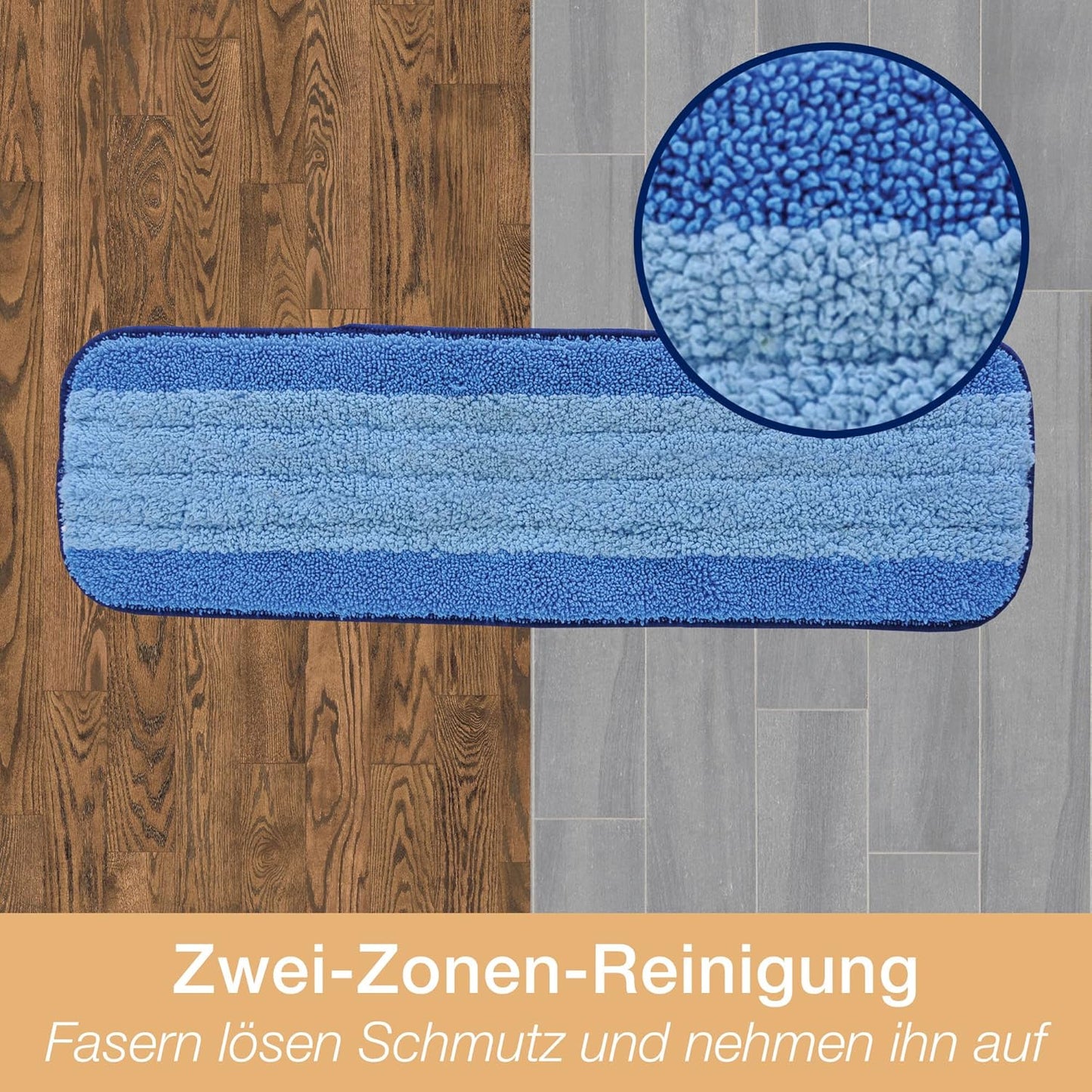 Bona Premium Sprüh Mop Holz Parkett Komplett Bodenwischer Sprühwischer Wischmop