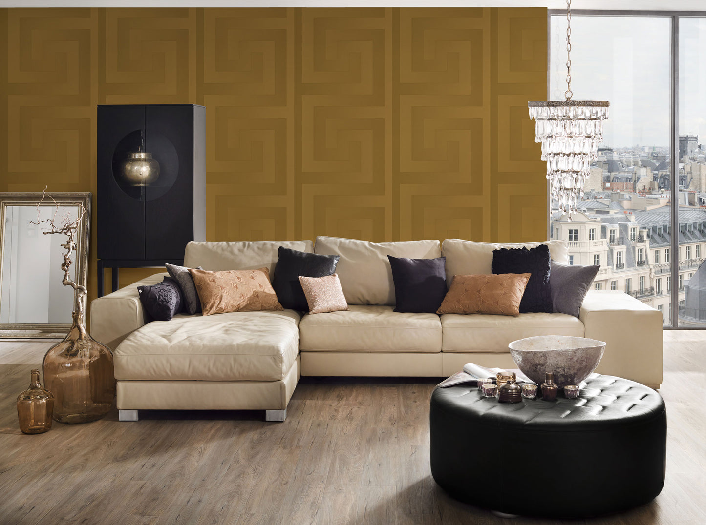 Versace Home Unitapete Gold 935232 Luxus Vlies Designertapete Tapete Design