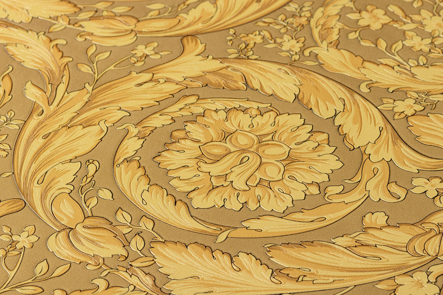 Versace Home Barocktapete Gold 935833 Luxus Vlies Designertapete Tapete Design