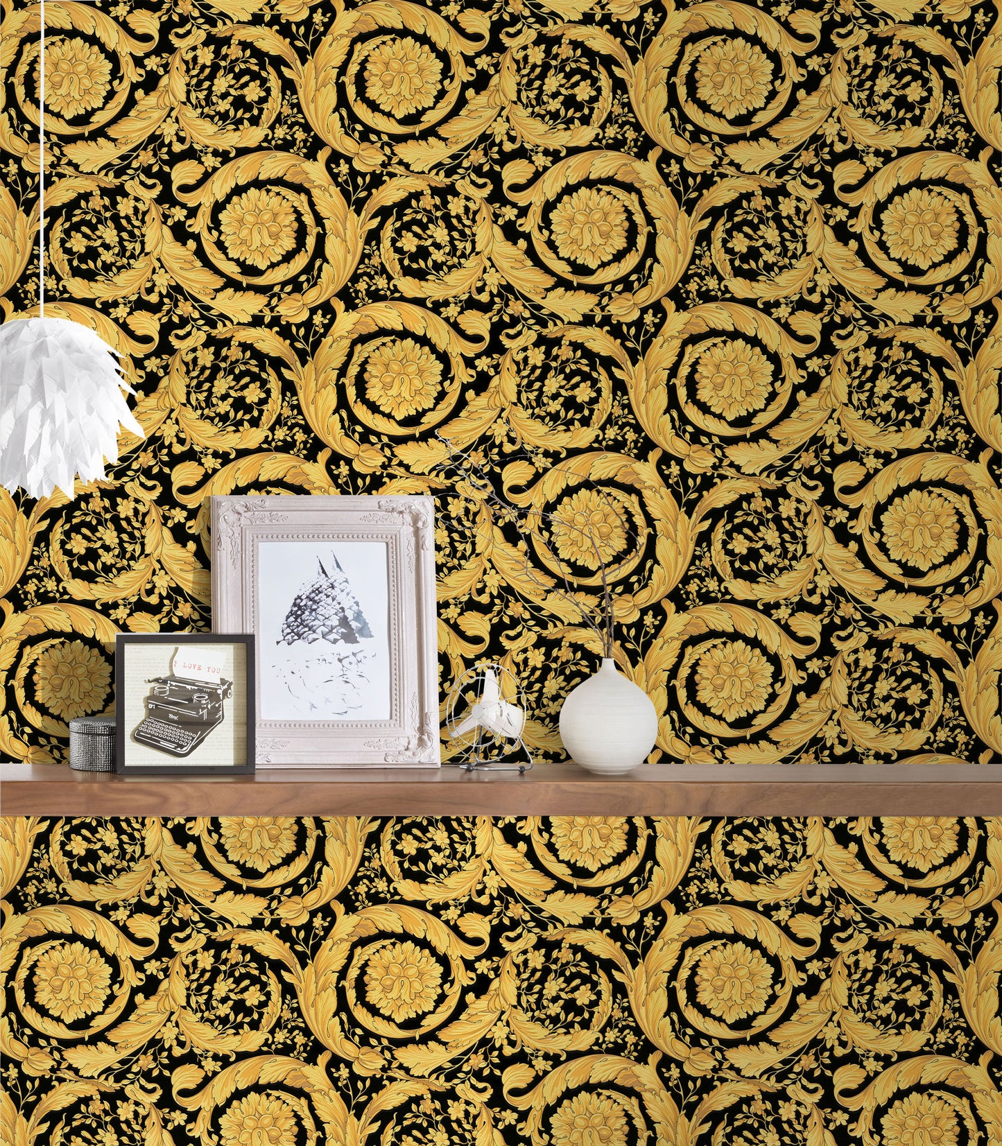 Versace Home Designtapete Gold 935834 Luxus Vlies Designertapete Tapete Design