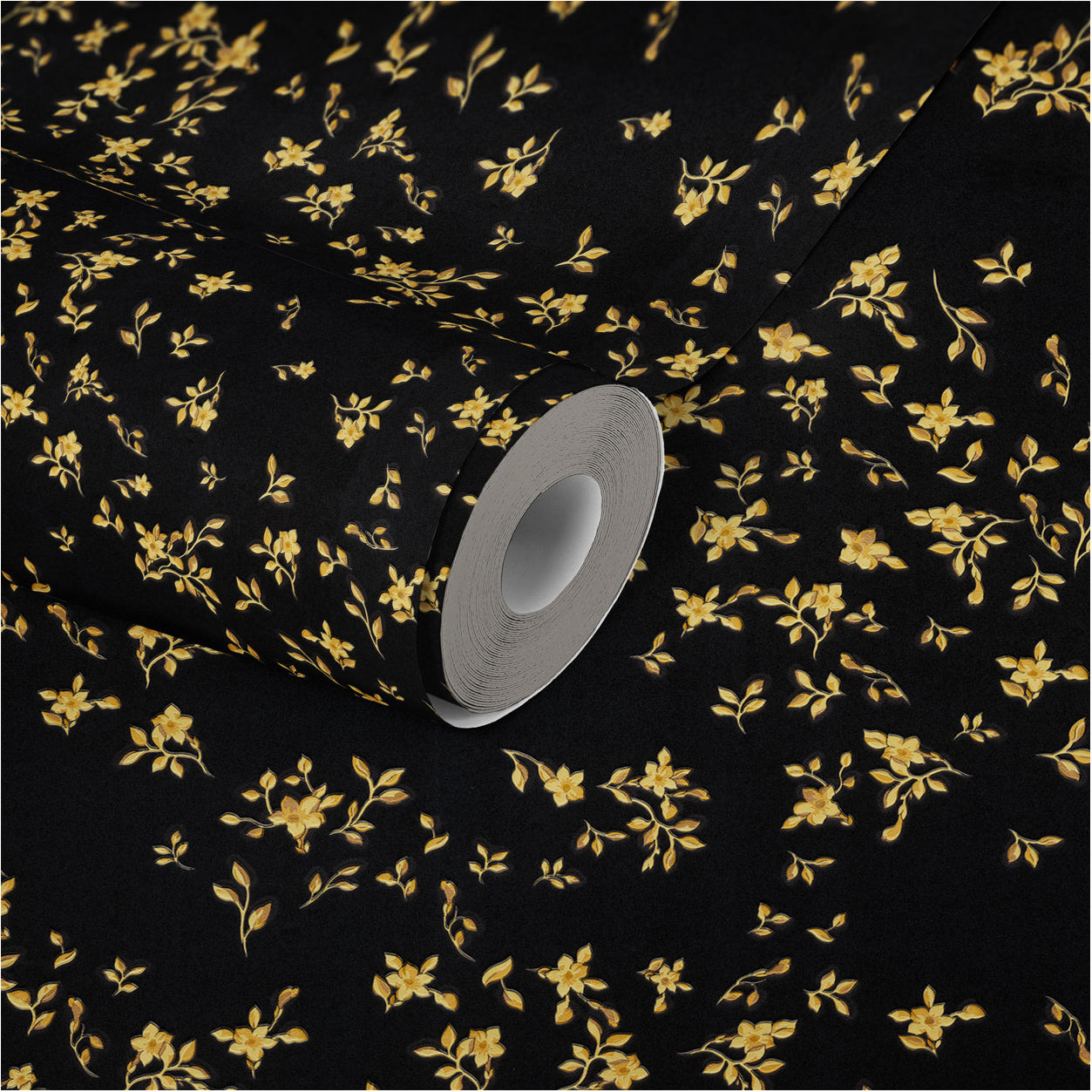 Versace Home Blumen Tapete Schwarz 935854 Luxus Vlies Designertapete Design