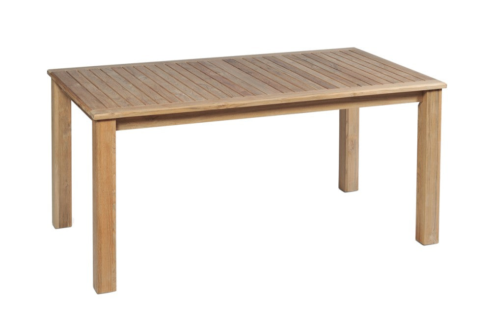 Garden Pleasure Teak Gartentisch Solo 160x90 Garten Holz Esstisch Tisch Möbel