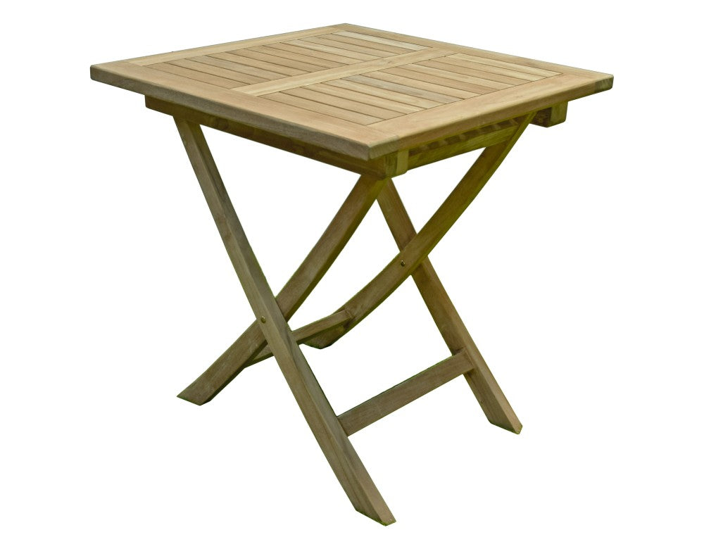 Garden Pleasure Teak Gartentisch Solo 70x70 Garten Holz Esstisch Tisch klappbar