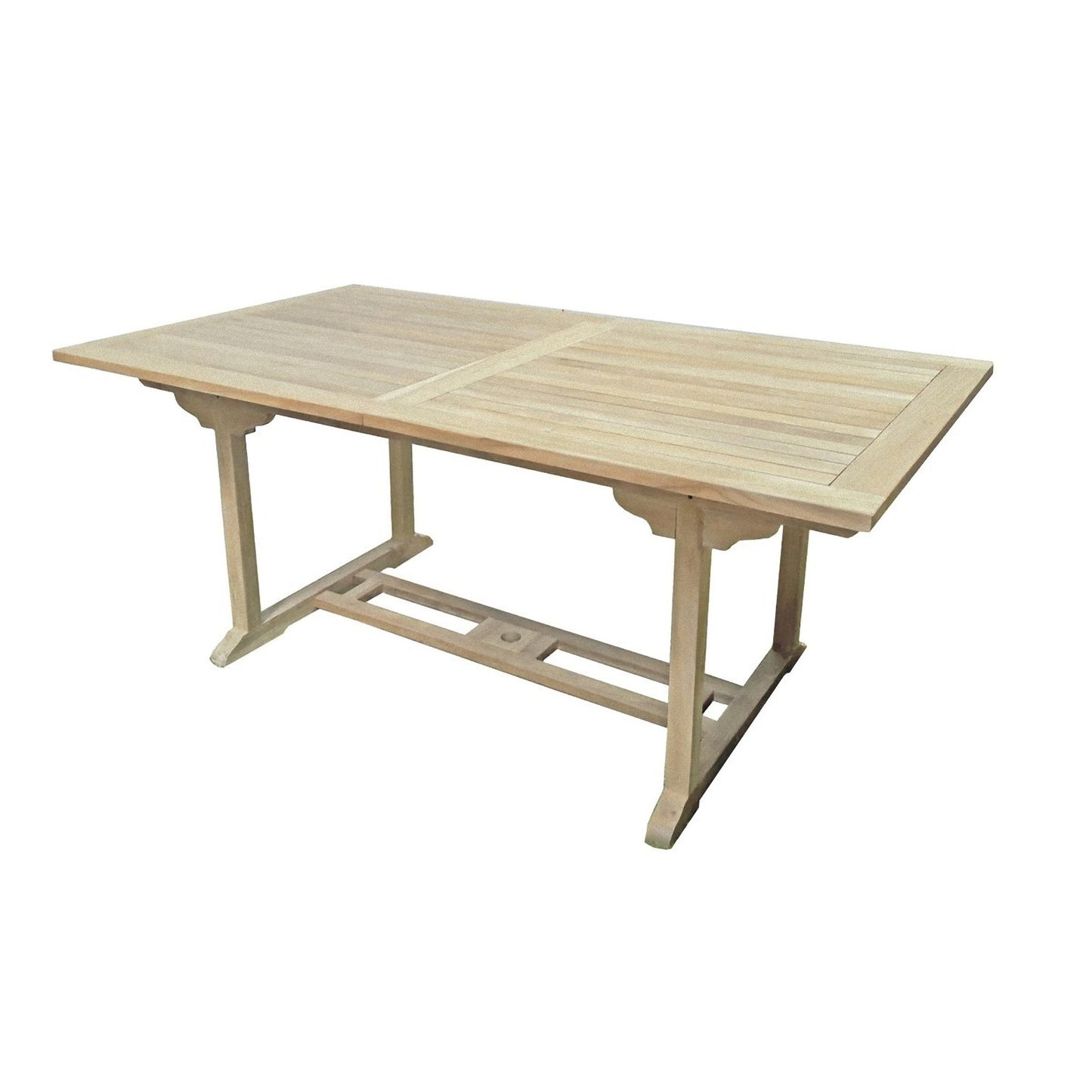 Garden Pleasure Teak Gartentisch Tisch SOLO Ausziehtisch Garten Balkontisch Holz