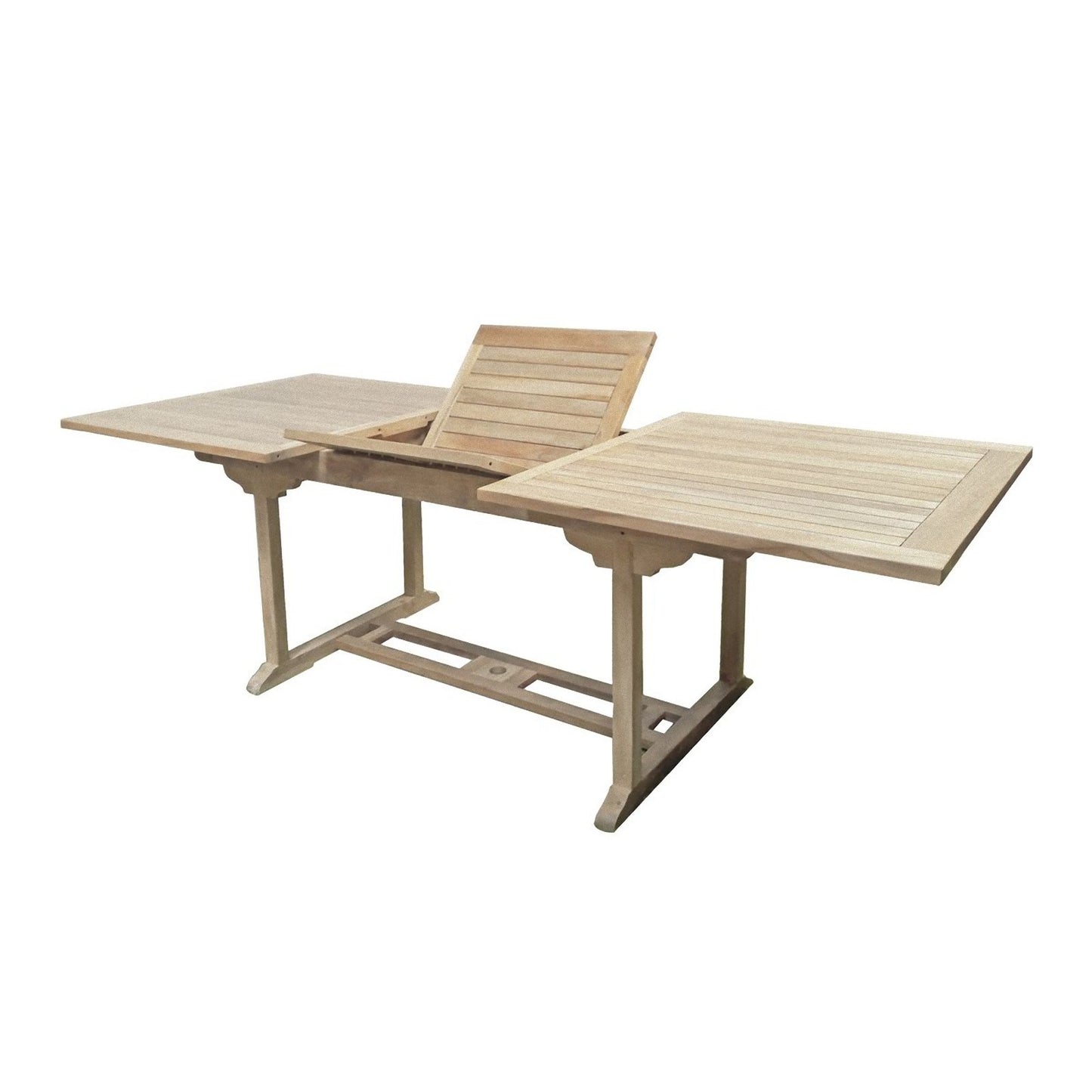Garden Pleasure Teak Gartentisch Tisch SOLO Ausziehtisch Garten Balkontisch Holz