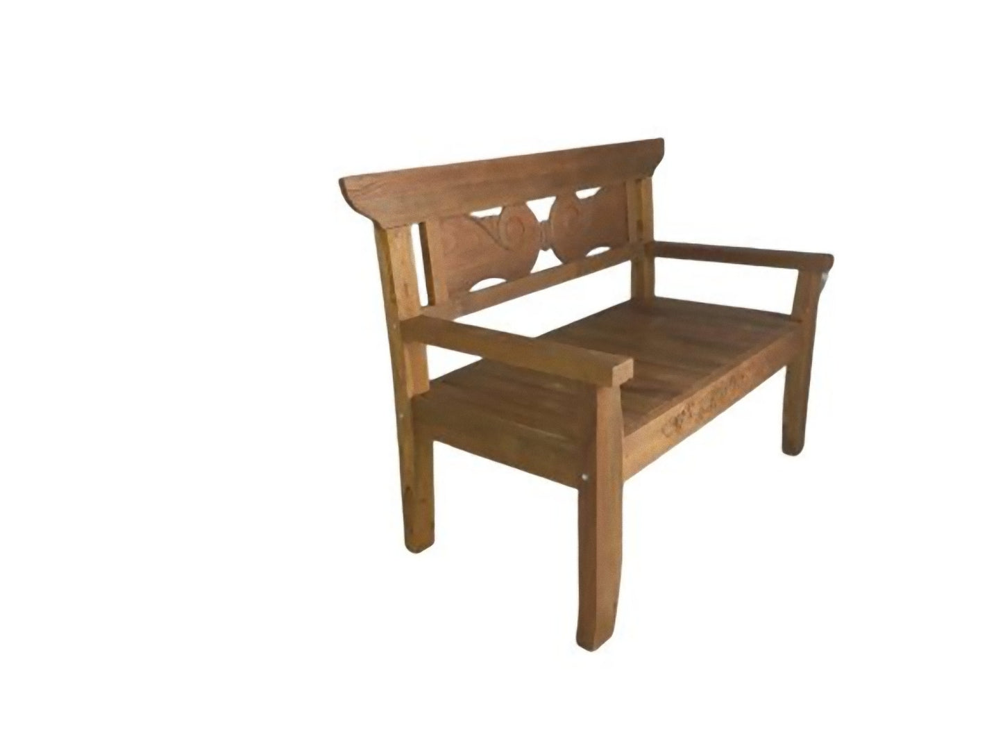 Teak Bank PADAR 2-Sitzer Holz Sitzbank Gartenbank Garten Möbel Holzbank massiv