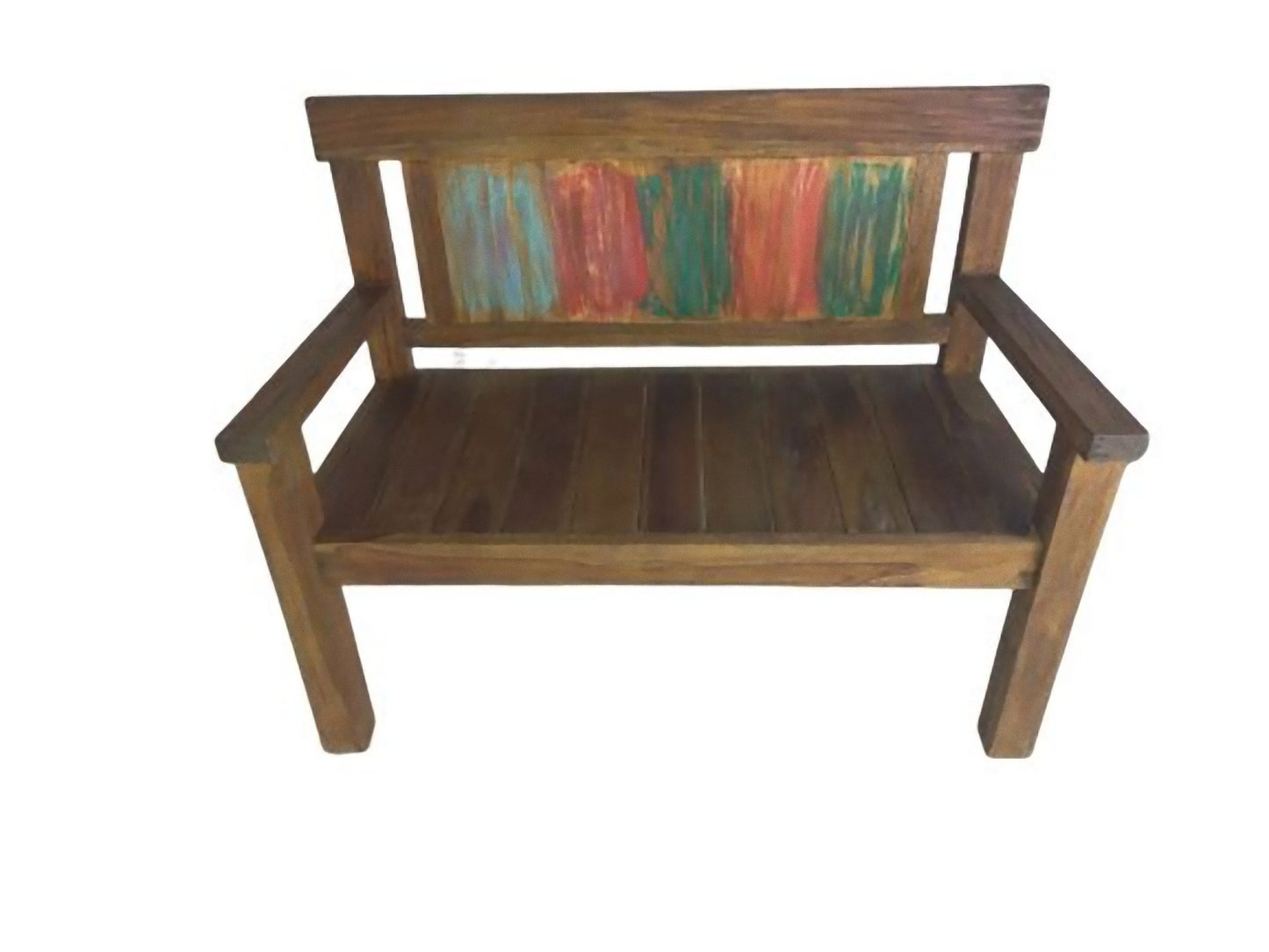 Teak Bank TIMOR 2-Sitzer Holz Sitzbank Gartenbank Garten Möbel Holzbank massiv