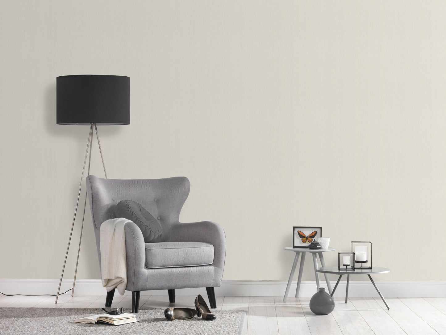 A.S. Création Unitapete Weiß Vliestapete 945761 Wandtapete Tapete