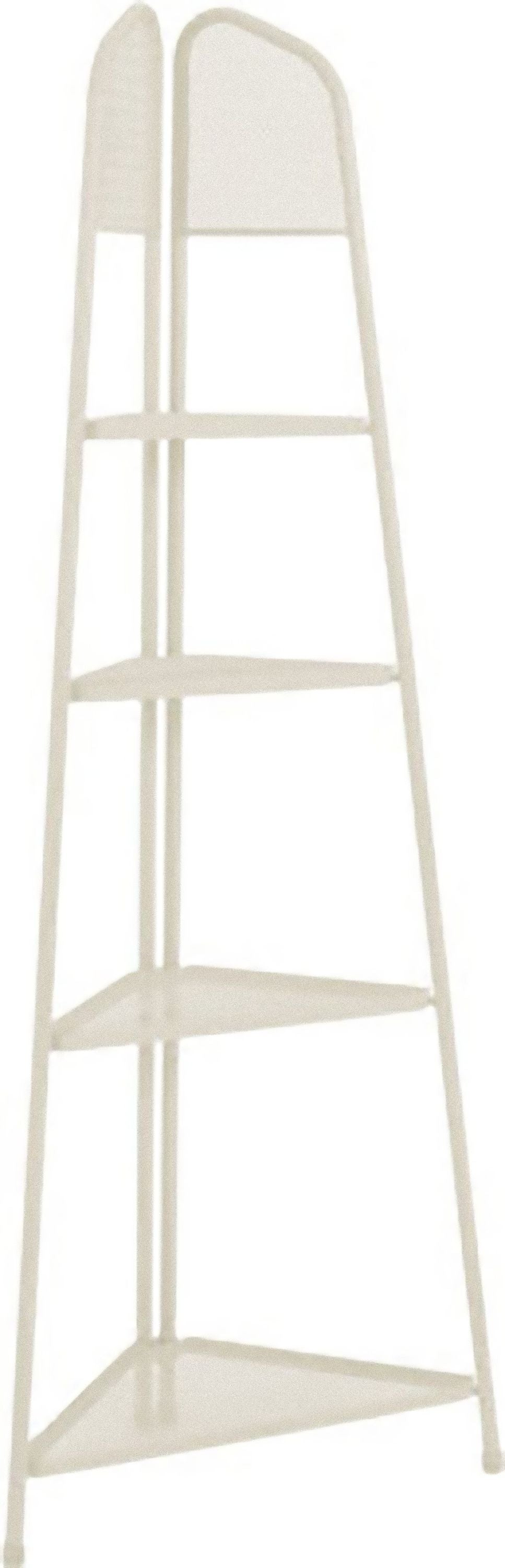 Metall Balkon Eckregal Regal Standregal Ablage Aufbewahrung Eckschrank beige