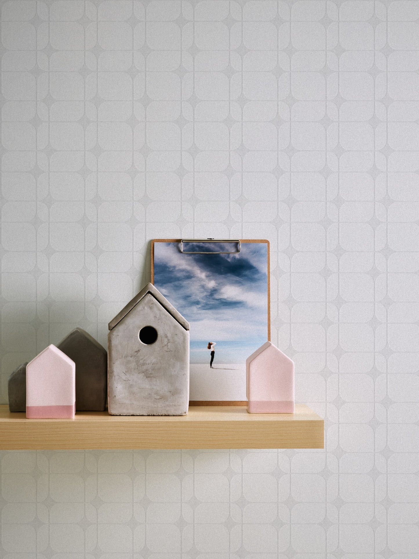 Geometrische Tapete Weiß Vliestapete 951381 Wandtapete A.S. Création Tapete