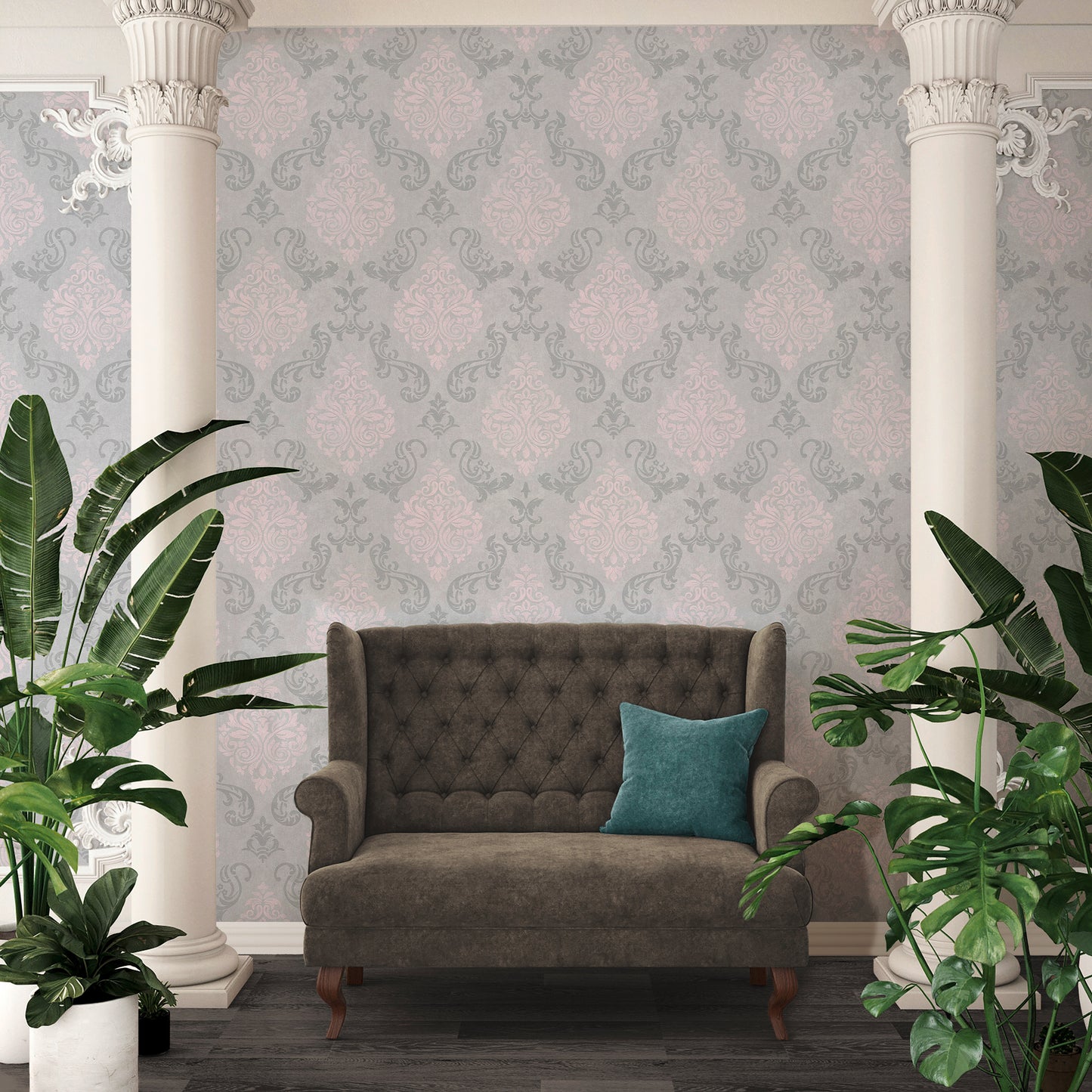 A.S. Création Barocktapete Barock Rosa 953726 Tapete Memory 3 Wandtapete Design