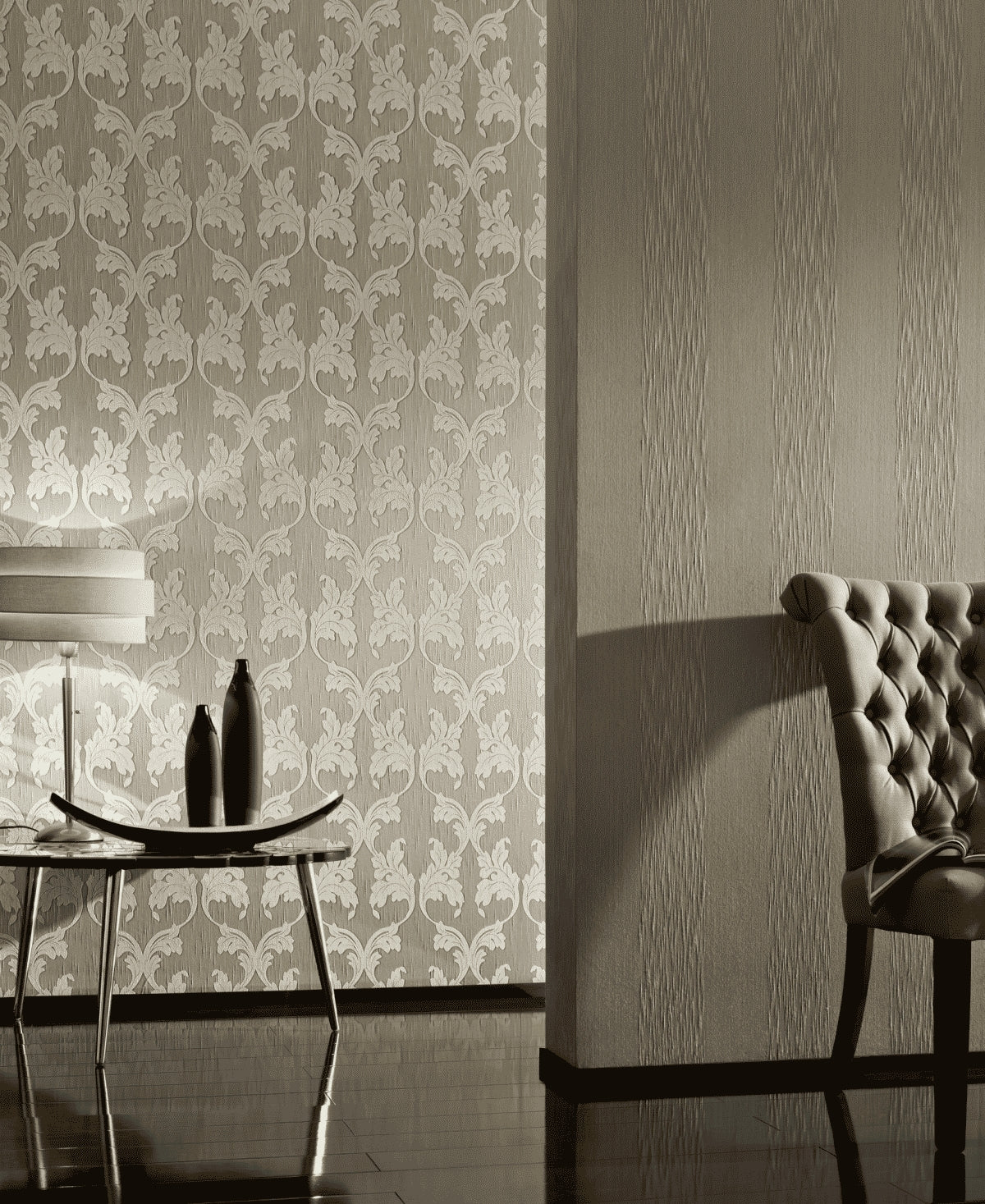 A.S. Création Barocktapete Barock Beige 956281 Tapete Tessuto Wandtapete Design