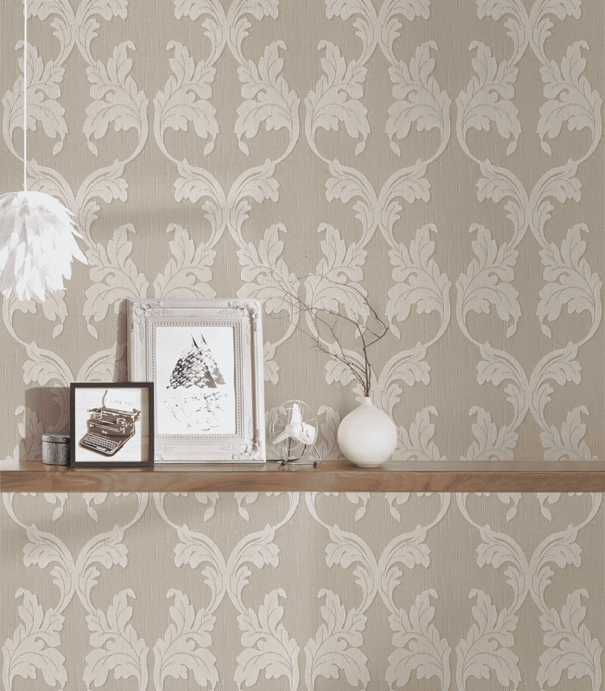 A.S. Création Barocktapete Barock Beige 956281 Tapete Tessuto Wandtapete Design