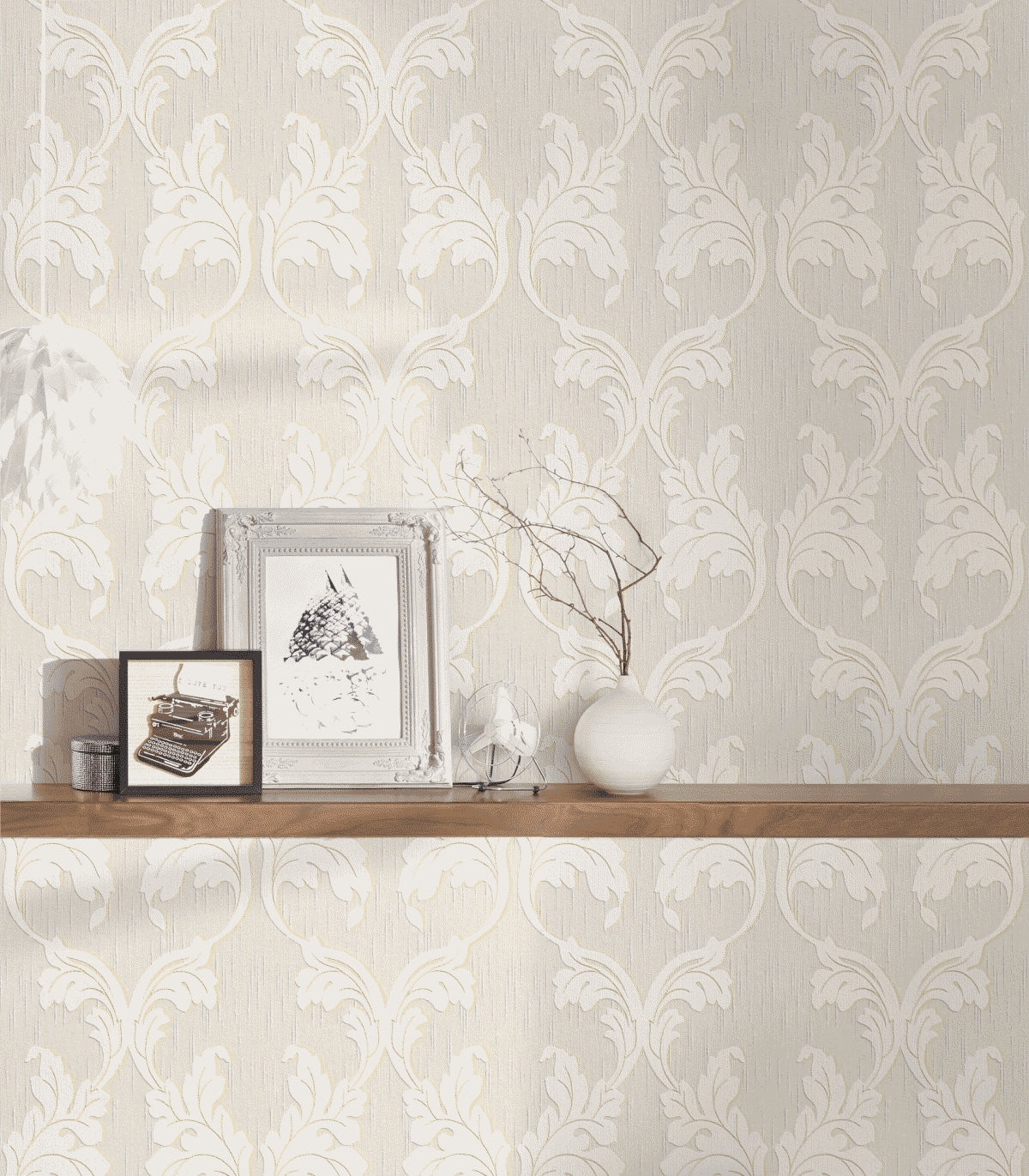 A.S. Création Barocktapete Barock Beige 956287 Tapete Tessuto Wandtapete Design