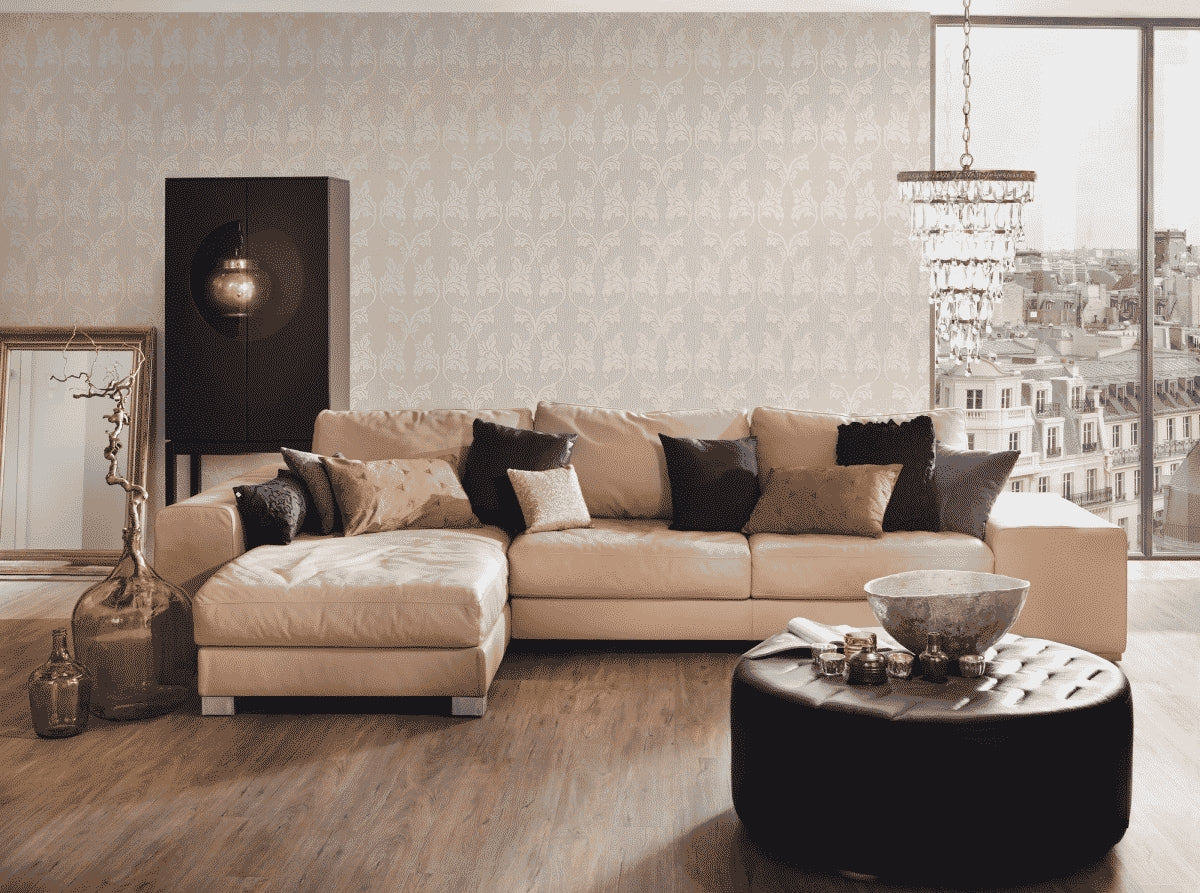 A.S. Création Barocktapete Barock Beige 956287 Tapete Tessuto Wandtapete Design