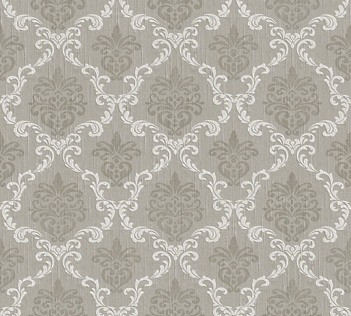 A.S. Création Barocktapete Barock Grau 956296 Tapete Tessuto Wandtapete Design