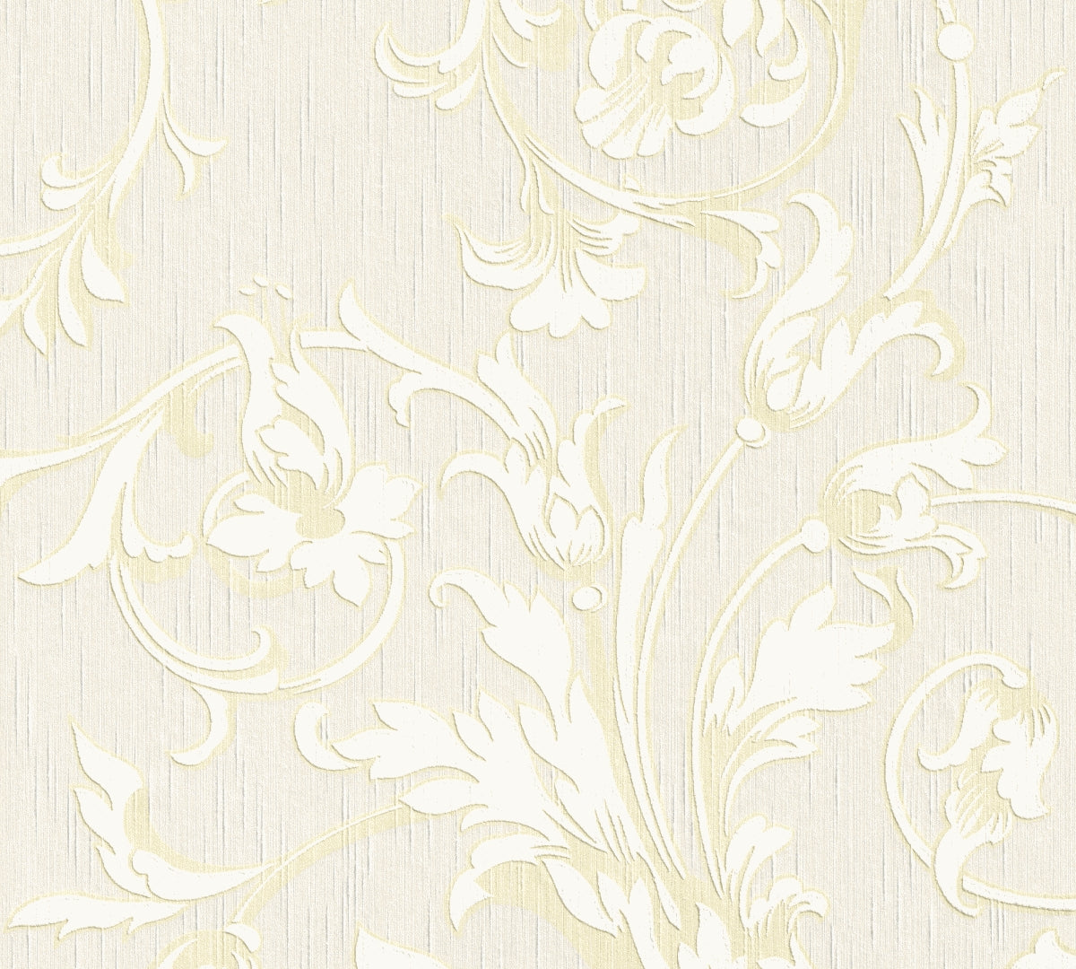 A.S. Création Blumentapete Blumen floral Creme 956337 Tapete Tessuto Wandtapete