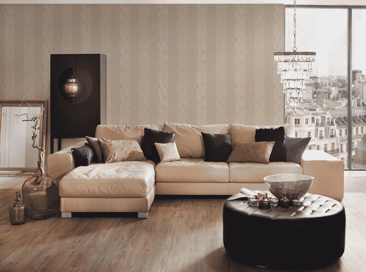 A.S. Création Streifentapete Streifen Beige 956606 Tapete Tessuto Wandtapete
