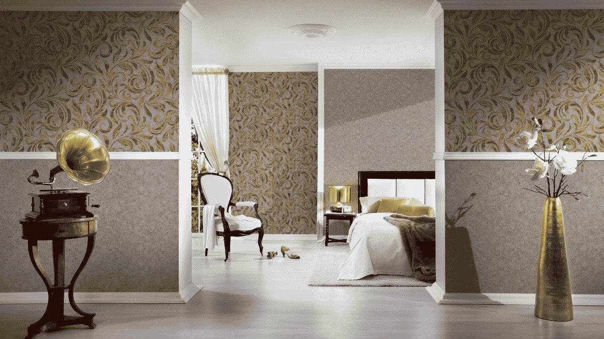 A.S. Création Unitapete Uni einfarbig Braun 959415 Tapete Nobile Wandtapete