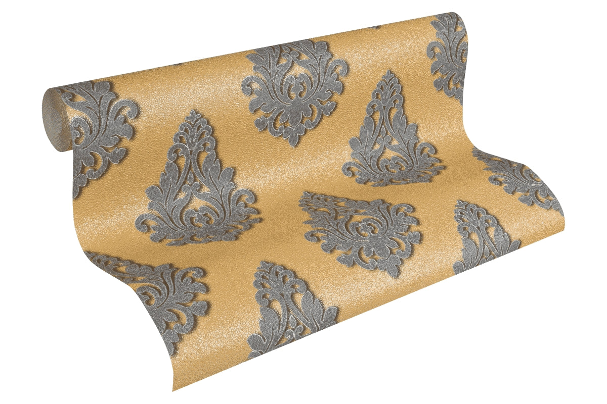 A.S. Création Barocktapete Barock Grau 959814 Tapete Nobile Wandtapete Design