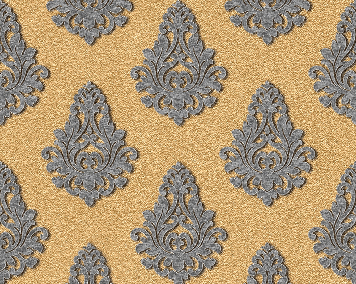A.S. Création Barocktapete Barock Grau 959814 Tapete Nobile Wandtapete Design