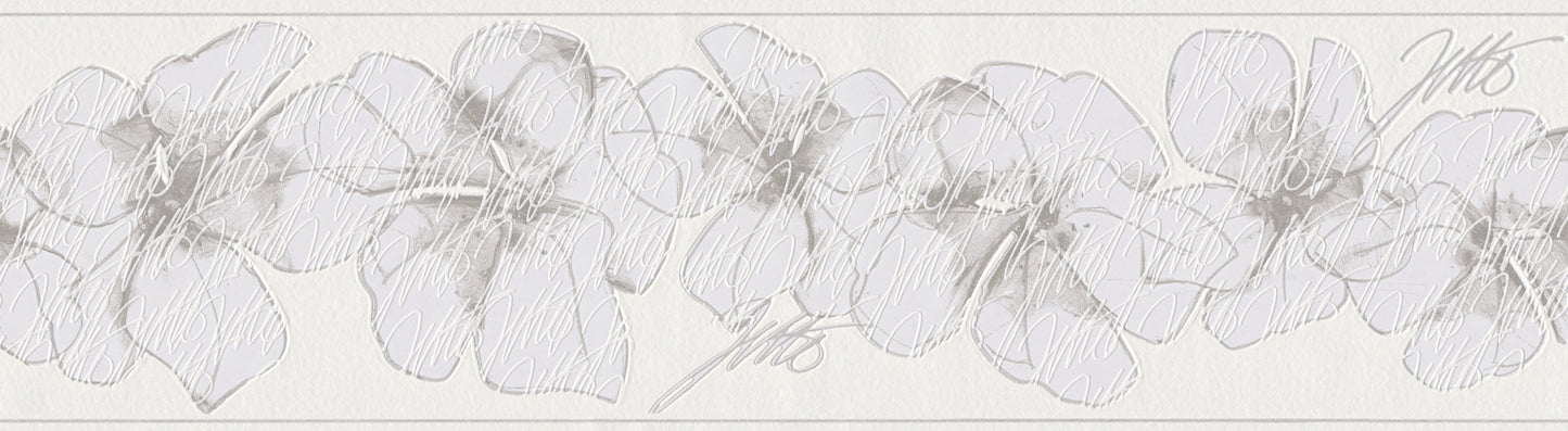 A.S. Création Blumentapete Grau Vliestapete 959913 Wandtapete Tapete