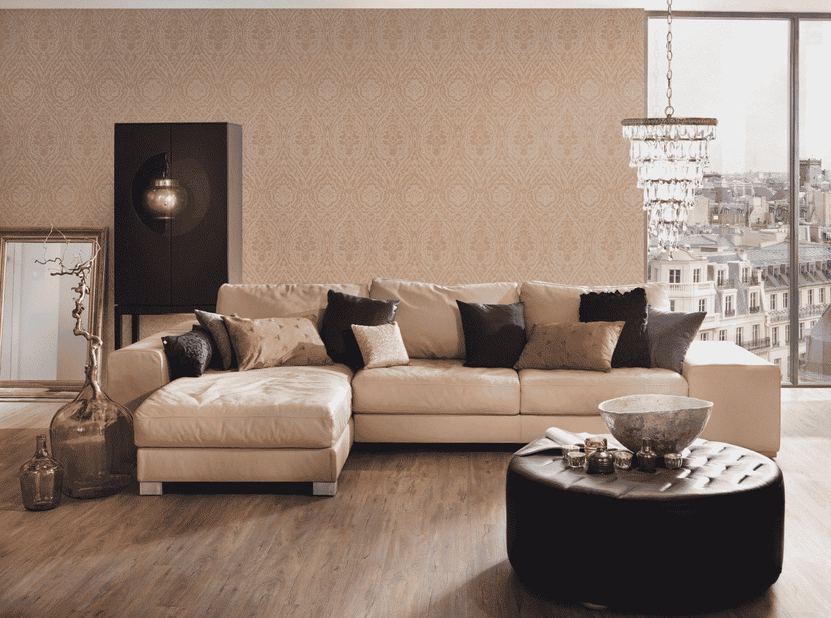 A.S. Création Streifentapete Beige 961953 Tapete Tessuto 2 Wandtapete Design