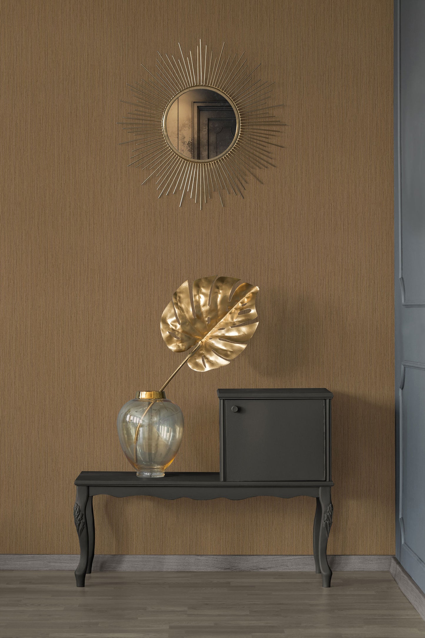 Versace Home Unitapete Braun 962281 Luxus Vlies Designertapete Tapete Design