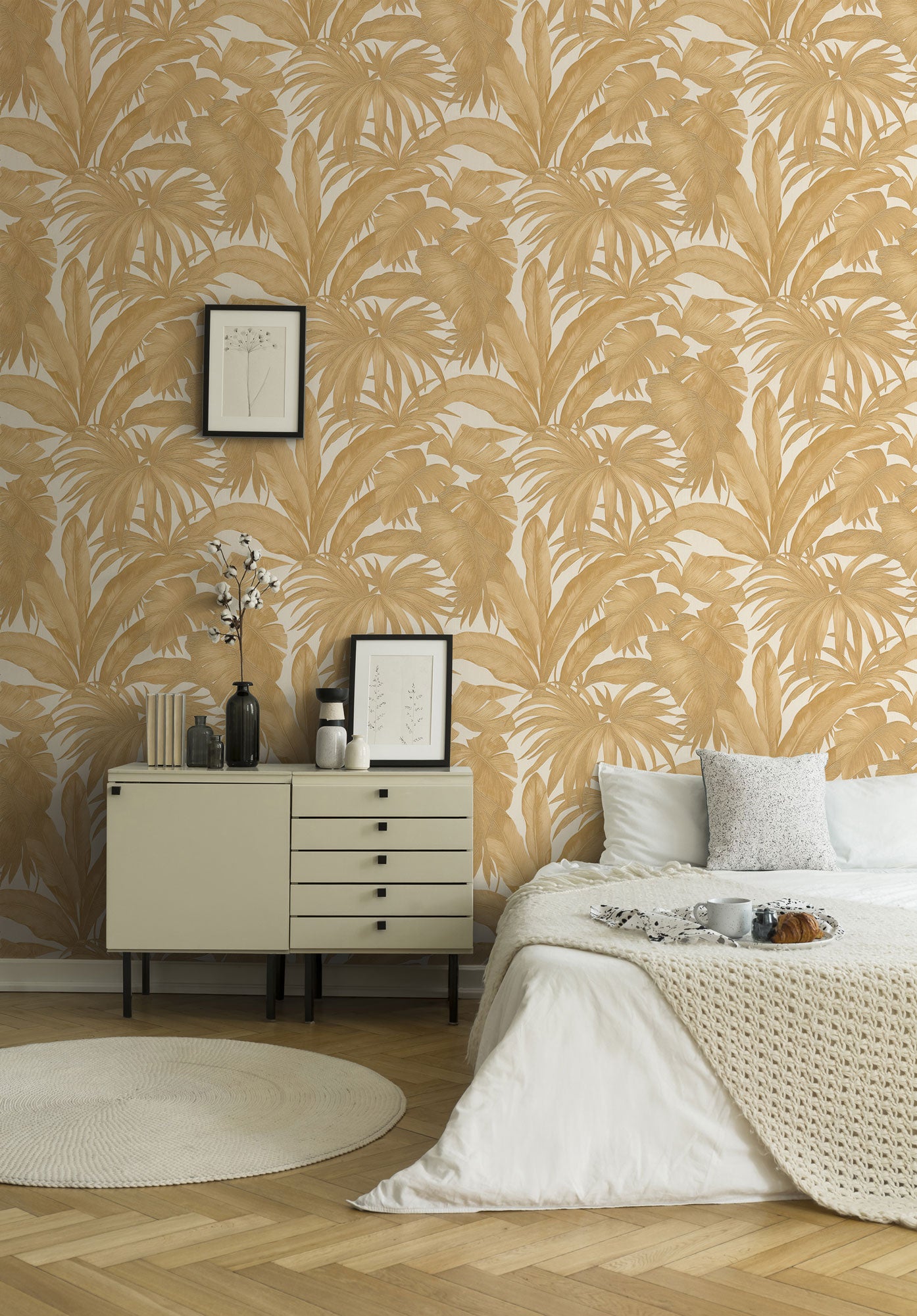 Versace Home Dschungel Tapete Gold 962404 Luxus Vlies Designertapete Design