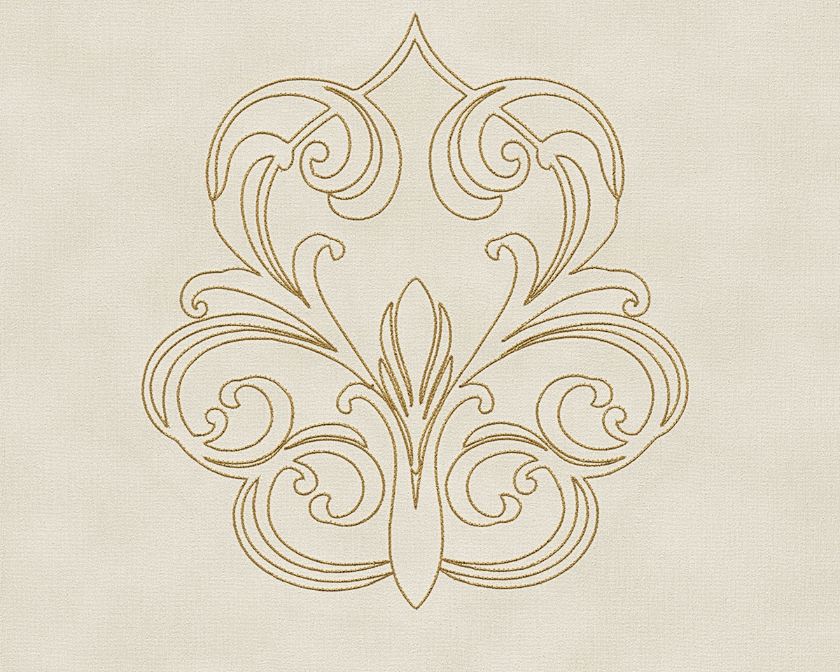 A.S. Création Bordüre Borte Barocktapete Creme 969833 Tapete Nobile Wandtapete