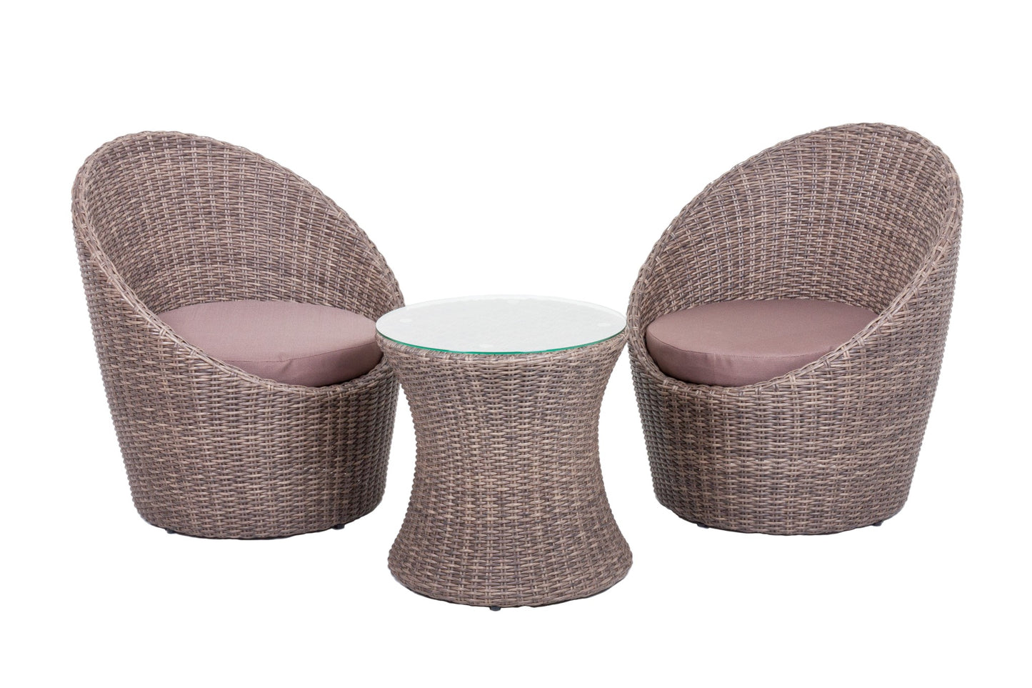 Garden Pleasure Club Set Sitzgruppe Garten Sessel Lounge Tisch Rattan Optik